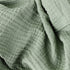 Lark Muslin Cotton Throw Eucalyptus - 130 x 180cm